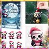 Aug. For Home Decor Christmas Advent Calendar With Santa Hats Acrylic Mini Xmas Tree Panda Pendant For Home& Garden Decorations