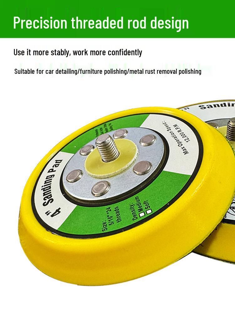 Pneumatic Grinder Sandpaper Discs with Holes: 2", 3", 4", 5" Self-Adhesive Polishing & Suction Cup.