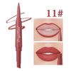 DragonRanee Matita Labbra & Rossetto Doppia Estremità - Pennarello Anti-Macchia, Illuminante per la Pelle