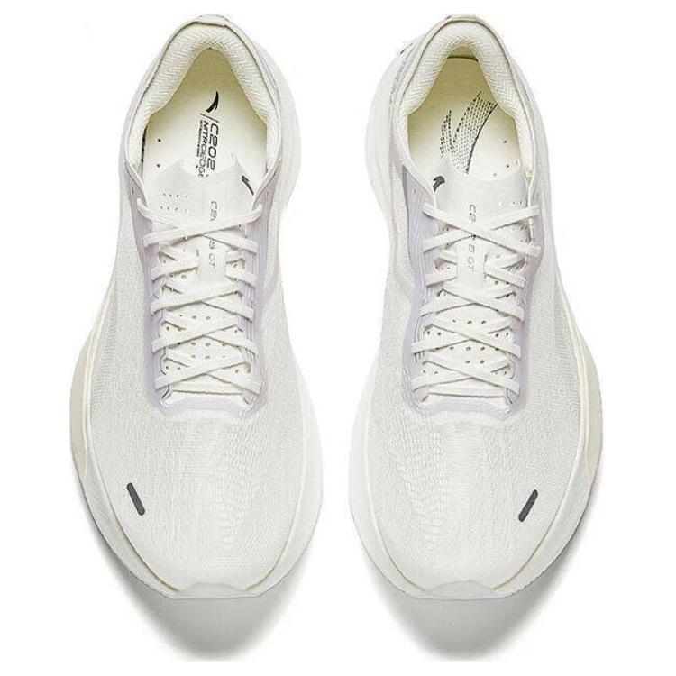 Anta C202 5 GT Comfortable Simple Shock Absorption Non-Slip Low-Top Marathon Running Shoes Men Sneaker White Gray 112425560S-1
