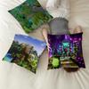 Game MC Wolf Ocelot Pig Ghast Pillow Cover Sofa Cushion Cover Home Room Decoration Children Gift