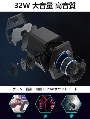 Edifier G2000 32W RGB 2.0ch PC Gaming Speakers, Compact Design with High Sound Quality | Compatible with PS5 Pro/PS5/PS4/Switch 2/Switch and Other Con