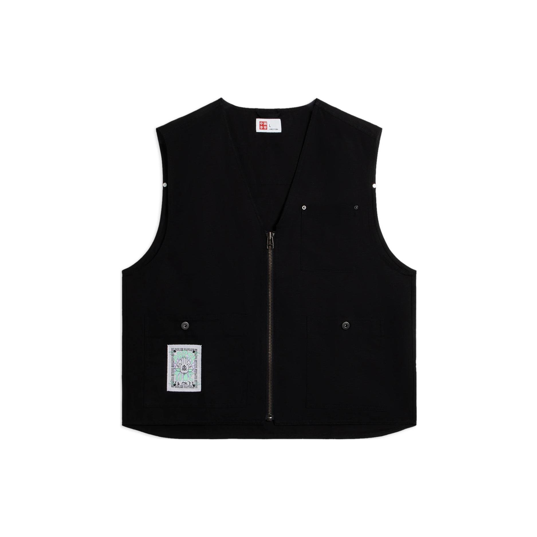 Li Ning Vests Men s Black V neck Moderate Other AMDS069-2 L