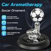 New Innovative Solar Perfume Fragrance Car Solar Finger Football Air Freshener Essential Oil Perfume Auto Decoration
