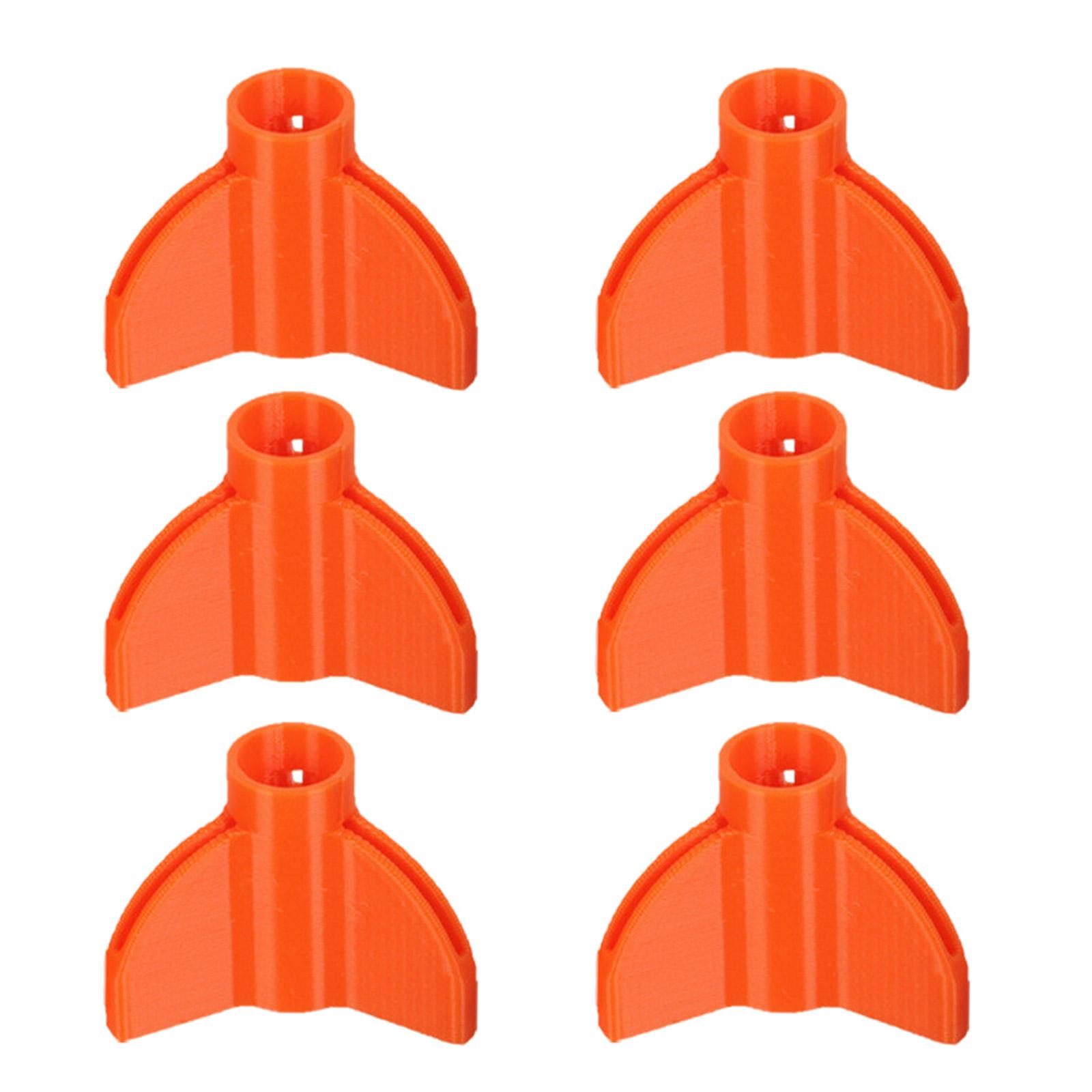

6Pcs Arrows Fletching Protective Cover Diy Hunting Inserts Feather Protective Sleeve Archerys Bows Hunting Fletchs Cover 1 помаранчевий