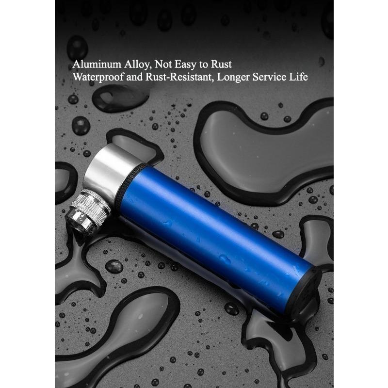 Mini Bicycle Pump, Portable High Pressure Bike Air Pump for Presta Schrader Valve Road Mountain Bike