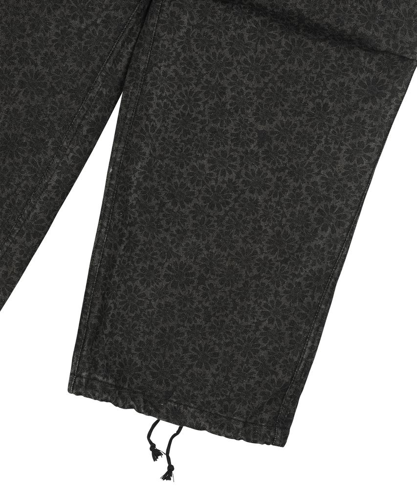 SUNDAY FRUIT MARKET W) Daisy Cargo Denim Pant Charcoal