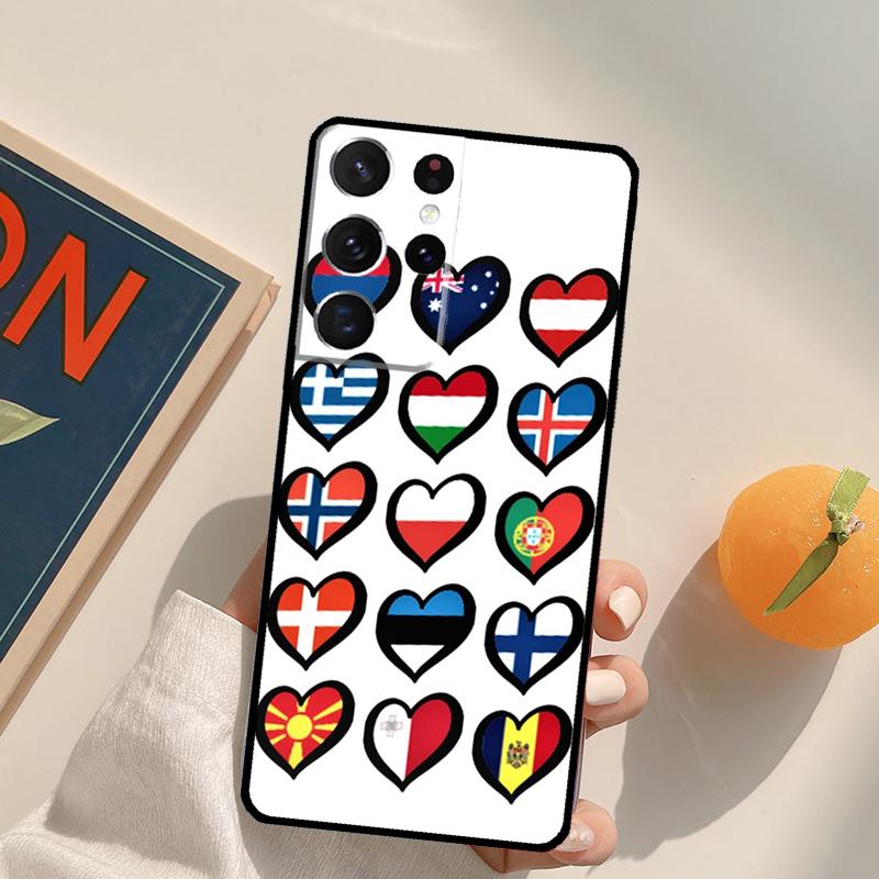 

Eurovision Song Contest Phone Case For Samsung Galaxy S23 S26 Ultra S20 S21 S22 S24 S25 S10 Plus S25 FE Back Cover Galaxy S25Ultra
