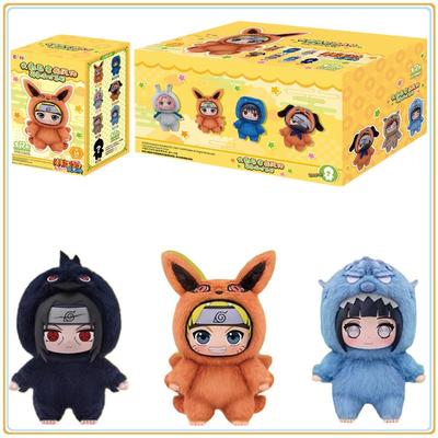 Original BANDAI Eaki Naruto Uzumaki Naruto Blind Box Shippuden Beast Party Series Plüschpuppe Anime-Charaktere Sind Niedliche Spielzeuge Geschenk