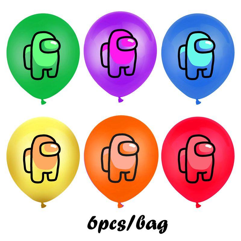 Cake Balloon Game Cupcake Topper Banner Birthday Party Supplies Decor