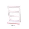 Jewelry Display Stand - Pink Velvet Showcase for Necklaces, Rings, and Accessories