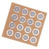 16PCS LED Deck Light Stainless Steel PC IP67 Waterproof In Ground Lamp for Garden Yard Stair