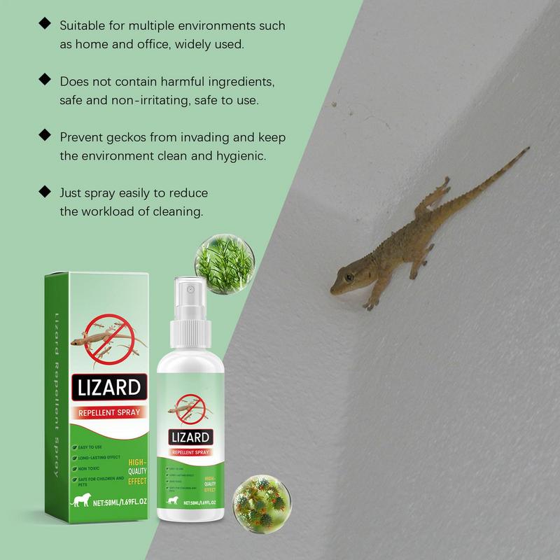 Gecko Repellents Spray 50ml Lizard Repellents Lavender Oil Gecko Spray Repel Repeller Control Pet Safe Reptile Deterrents for