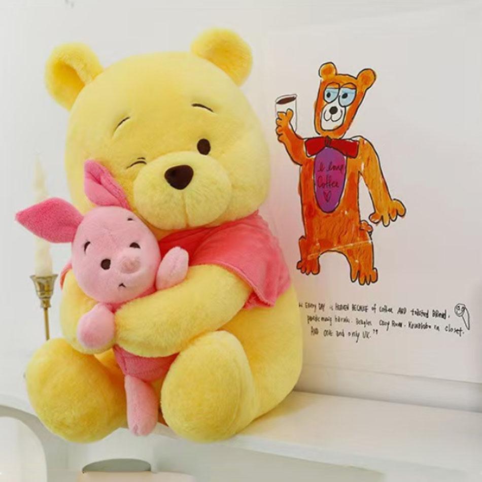 Hotsale 35cm Peluche Winnie the Pooh Orsetto Carino Bambola Vivi Amico Regalo di Compleanno Regalo di Natale