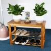 Bamboo Shelf, Standing Shoe Rack, 3-shelf Cabinet, Bathroom, Hall