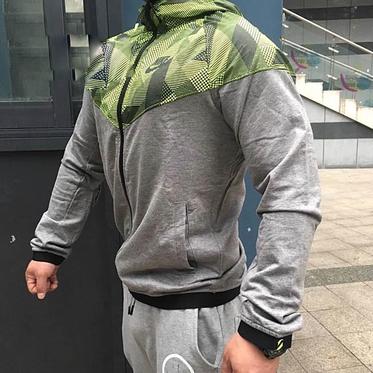 Nike Hooded Knit Straight Long Sleeve Sweatshirt Men sweatshirt Gray 687427-091