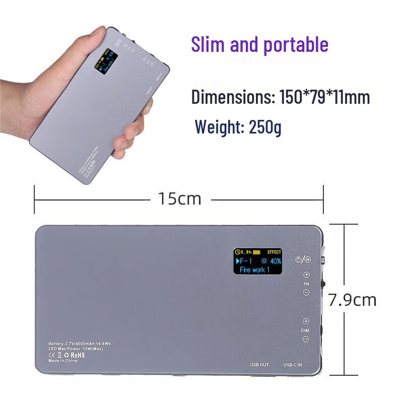 Zhipai ZP-R30 RGB LED Pocket Fill Light