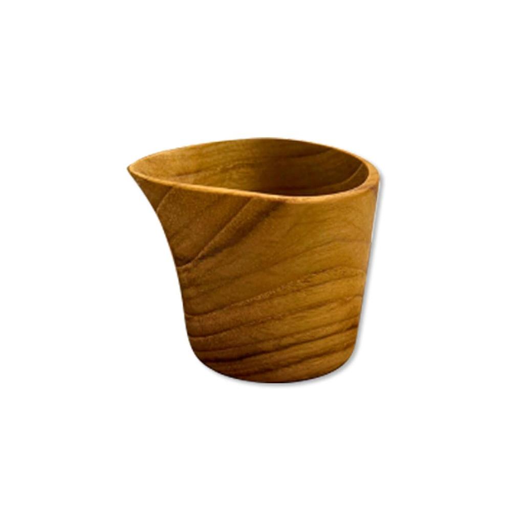 KPC Milk Pitcher, 30ml, Wooden Mini Pitcher