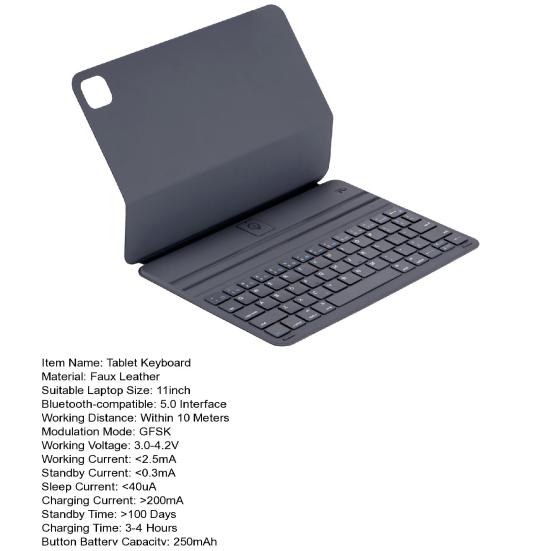 Tablet Keyboard Protective Case Ultra-thin Lightweight Easy to Use Universal Smooth Touch Magnetic Keyboard Cover for iPad Air/for iPad Pro