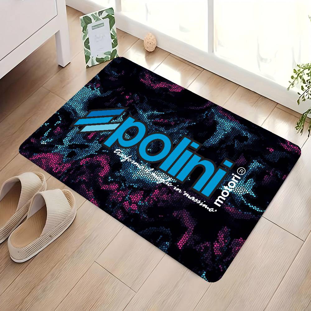 P-Polini Italy Scooter Race Kitchen Mat Cheaper Anti-slip Modern Living Room Balcony Printed Modern Home Decor 50x80 cm