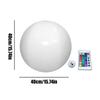 Light Up Beach Balls 40cm Inflatable Waterproof Toy Beach Balls with Remote Control for Kids Adults Family Party Swimming Summer