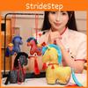 Chinese Zodiac Year Of The Horse Plush Toy With Necklace And Tassel Decorations For New Year Gifts