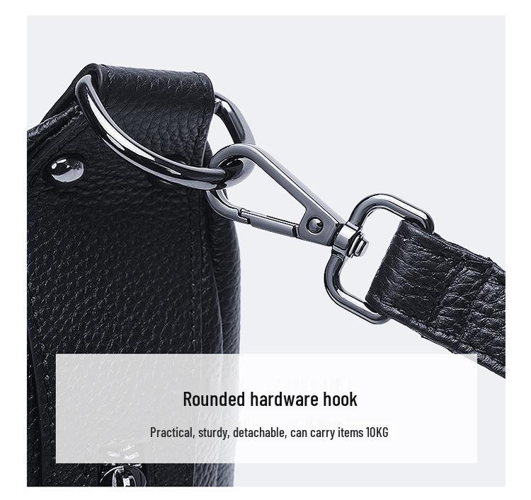 High-End Women's Genuine Leather Crossbody Bag 2025 – Large Capacity, Versatile Shoulder Bag