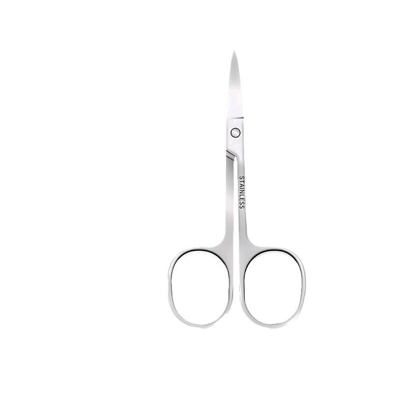 Spot Stainless Steel Eyebrow Scissors - Mirror Finish for Women's Makeup & Men's Beard Grooming