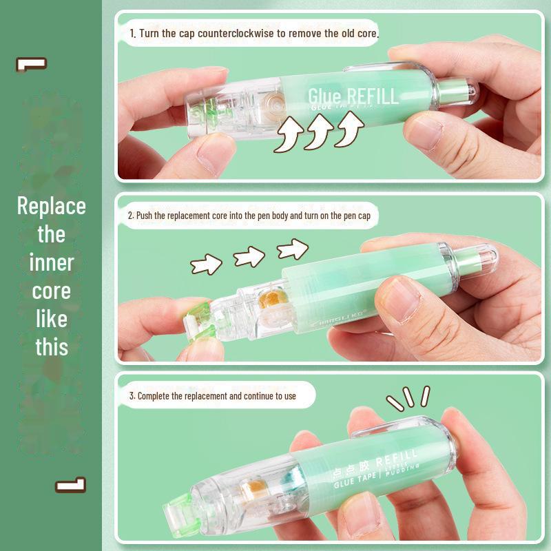 Quick-Dry Mini Double-Sided Adhesive Tape Stick