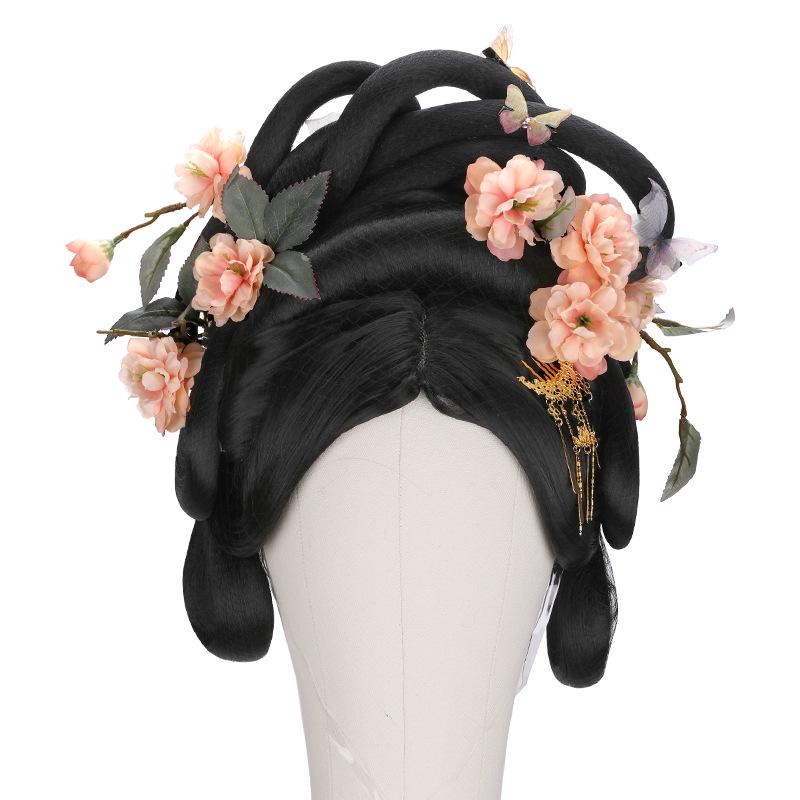 Conjunto de Peinado Doce Diosas Florales: Exquisitos Accesorios para el Cabello de Flor de Camelia de Seda