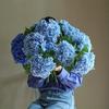Ramas de Hortensias Artificiales de Látex 3D Flor de Hortensia Grande Toque Real Flores Artificiales Mesa de Casa Oficina Decoración de Boda