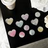 Color Love Glitter Mobile Phone Airbag Holder Wind Paste Retractable Round Lazy Ring Buckle