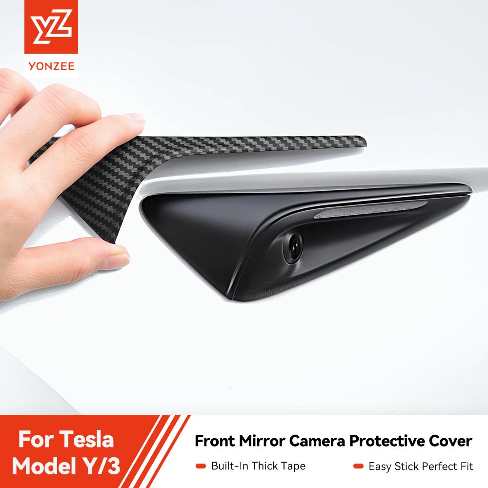 YZ For Tesla Model 3 Highland 2024-2026 Model Y Juniper Turn Signal Camera Trim Cover Side Mirror Protector Decor Trim