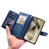 WEFOR Wallet Case for Samsung Galaxy S26 S25 S24 S23 Ultra with Card Holder Wrist Strap Magnetic Flip Zipper Leather Phone Cover
