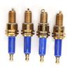 4 stk Tennplugger Titanlegering Erstatning for GY6 150cc 200cc KAZUMA SUNL ROKETA D8TC Pocket Bike