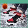 Allmatch Kids Warm Winter Sports Shoes Anime Naruto Graffiti Skateboard Shoes Casual Shoes Parent Child Shoes 3144