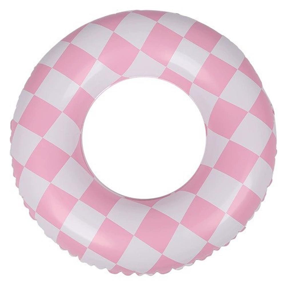 Nadmuchiwany pierścień do pływania, koło do pływania, kratka, dorosły, pierścień do pływania pod pachami, PVC, pogrubiony pierścień do pływania, do basenu plażowego