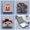 Cat Pattern Foldable Mirror Magnifying Pocket Mirror Portable Makeup Mirror  Children Student