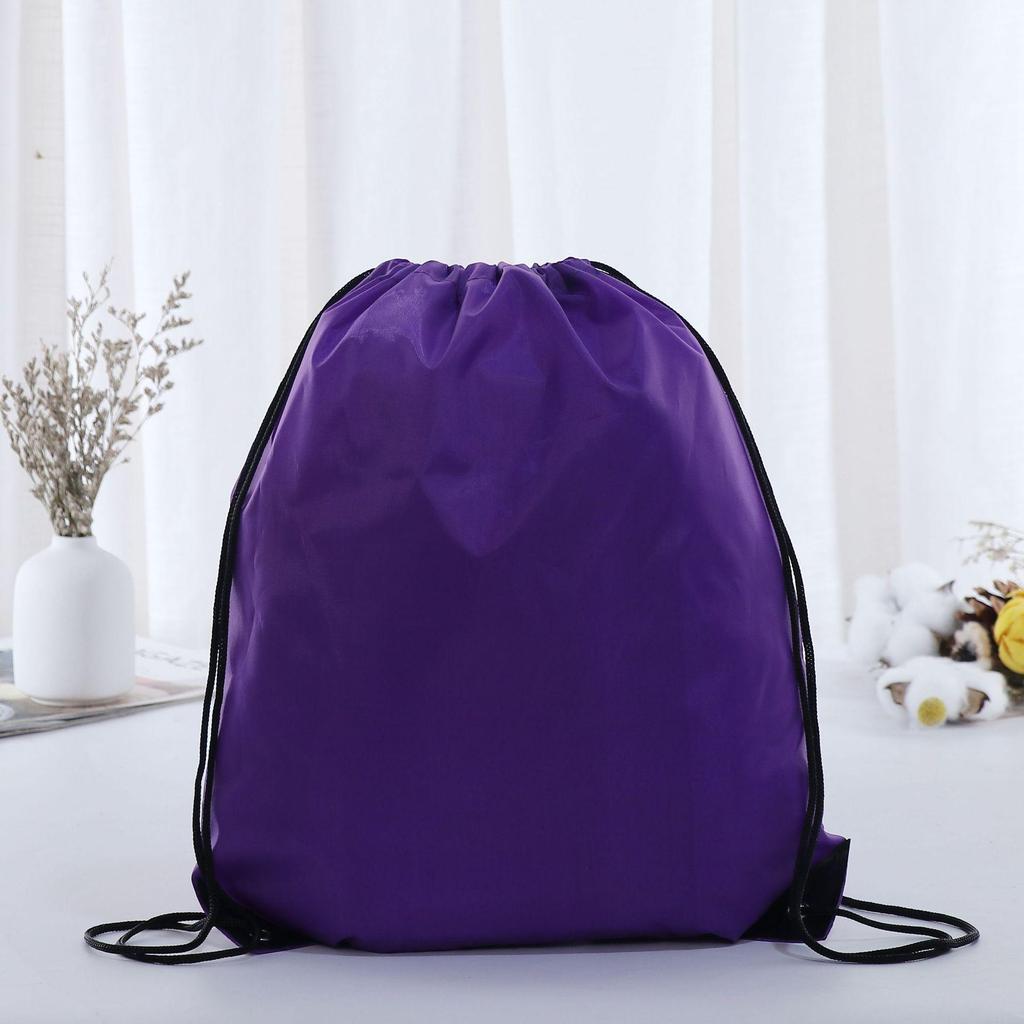 Custom Double Shoulder Polyester Drawstring Backpack for Events or Marathon
