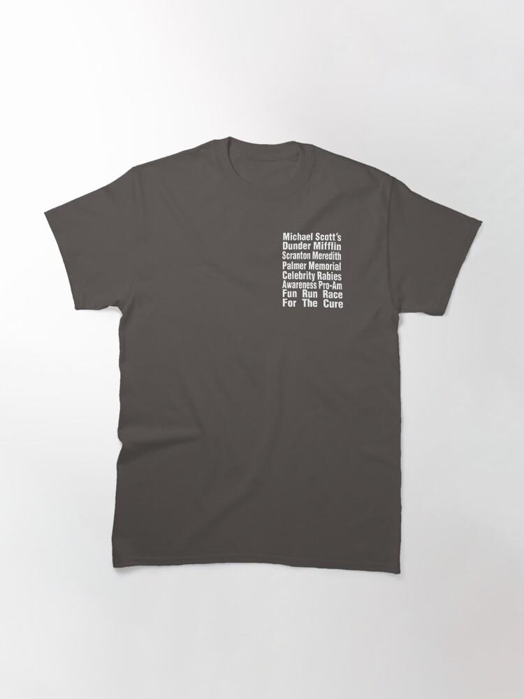 The Cure The Office T-Shirt - Michael Scott's Fun Run Race for the Cure Classic T-Shirt