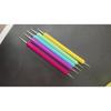 Uncharged Plastic Embossing Stylus Set - Ball Tip Clay Modeling Tools for Pottery, Drawing & Crafts - Pattern Tracing and Dotting Accessories