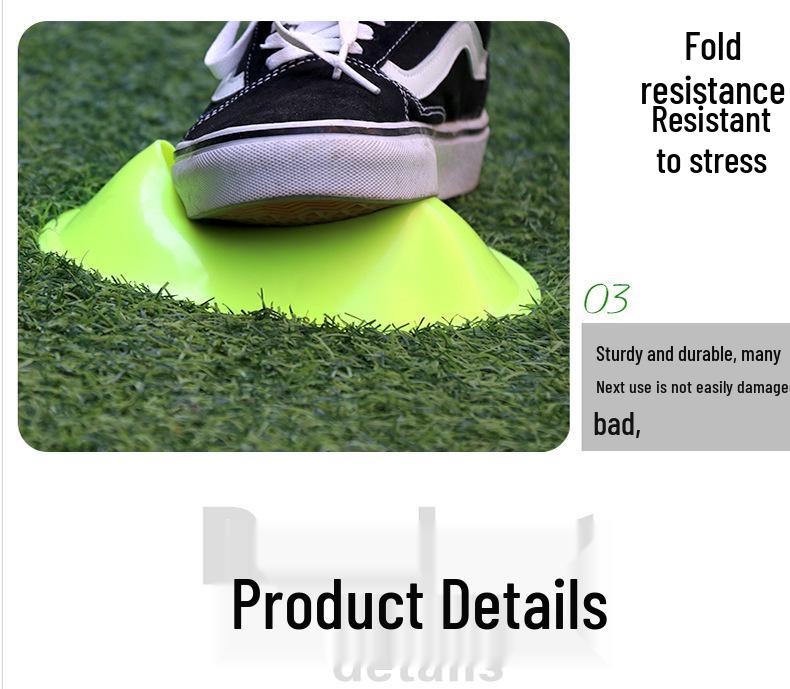 Sports Training Cones and Marker Discs for Football and Basketball with Large and Round Mouth Ball Holders