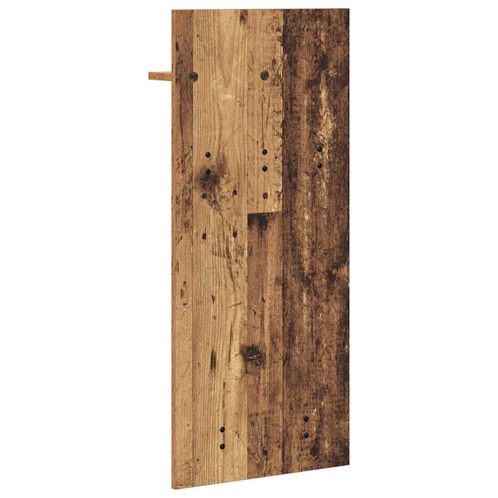 Wall Mounted Nightstand Reclaimed Wood Look 40 x 10 x 90 cm Engineered Wood
