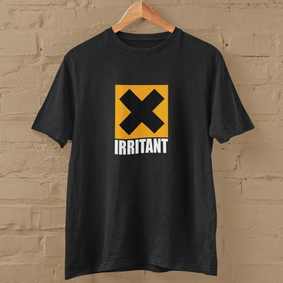 Irritant T-shirt (husband Dad Boyfriend Wife Annoying Irritating Hazard Symbol) Unisex T-Shirt