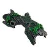 Resin Aquarium Bark Tree Hole Decoration Artificial View Rock Cave Stone Tree Fish Tank Ornament Pet Supplies Home Decor