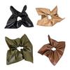 Multiuse PU Hair Scrunchie for Trendy Hairdos Soft Elastic Hair Rope for Daily Wear Elegant Hair Styling Band Ornament