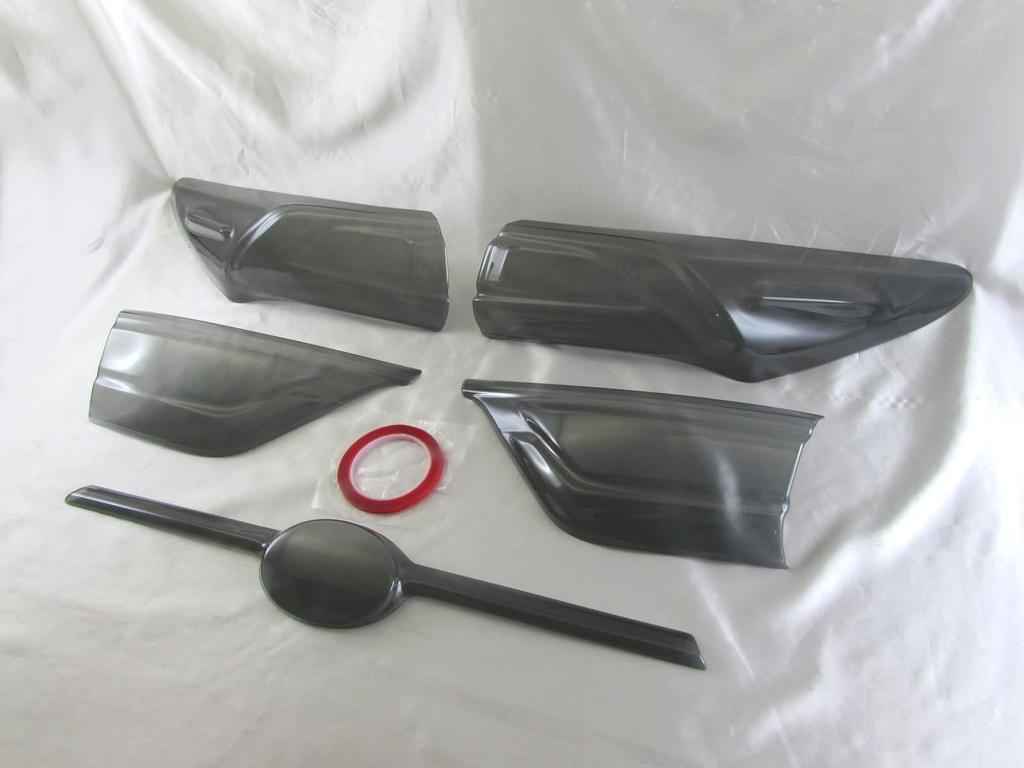 BRIGHTZ Smoked Tail Light Covers for Harrier ZSU60W/ZSU65W (Late Model) [SMO-REA-197] ZSU60W/ZSU65W/ZSU60/ZSU65/ZSU U60/U65/60/50
