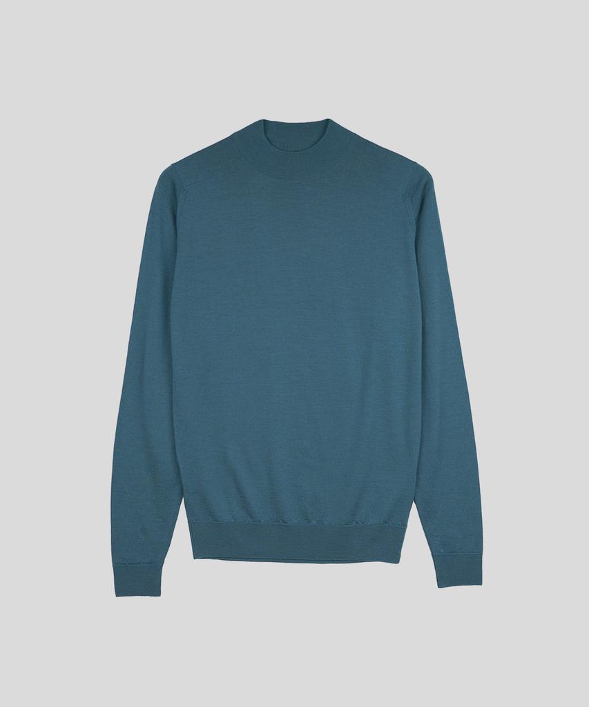 Jonseumedeulli Harcourt Merino Wool Mock Neck Knit Heritage Two 8 Colors