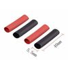 CM Hardware 8 Pairs Male & Female T-Type Adapter with Red and Black Shrink Tube for RC LiPo Battery, Max Current 120A