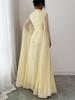 Autumn Formal Puff Sleeve Cardigan Dress - Luxurious Princess Style